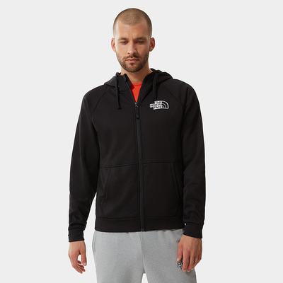 Men's The North Face Exploration Zip-Up  Hoodie Black | US-42139